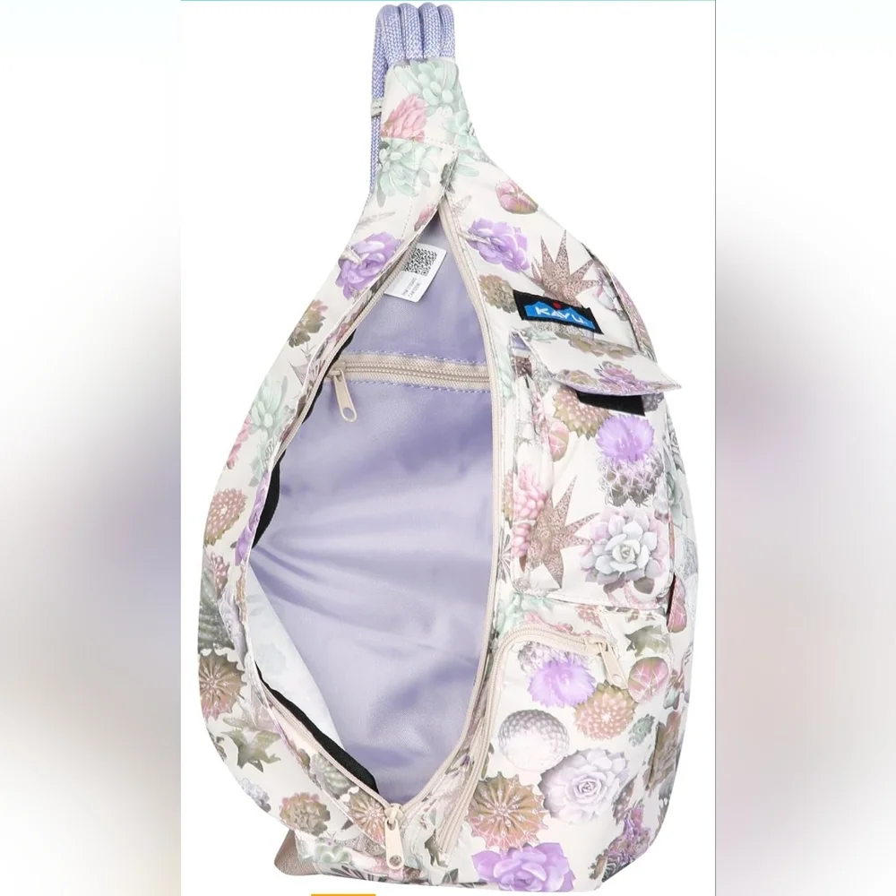Kavu Rope Sling Bag ~ Updated Succulent Pattern - Picture 5 of 5